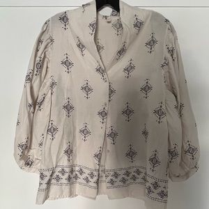 Yargici - Patterned shirt - balloon arms